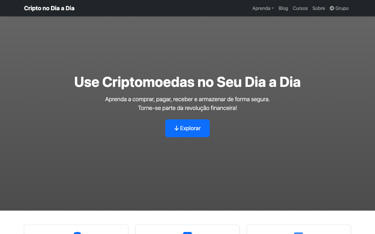 Cripto no Dia a Dia